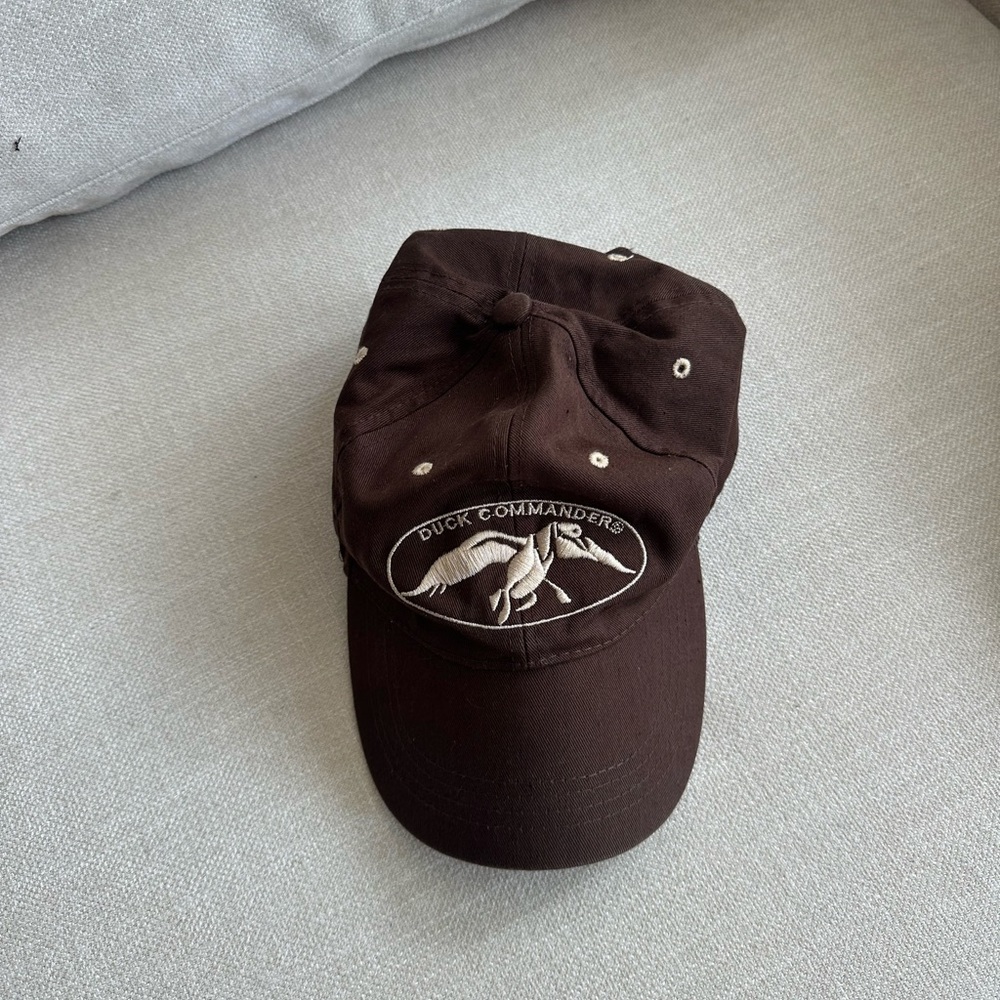 Duck Commander Brown Hat Cap w/ Embroidered Duck Logo